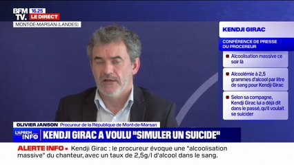 Kendji Girac: "Cette procédure devrait se terminer par un classement", affirme le procureur