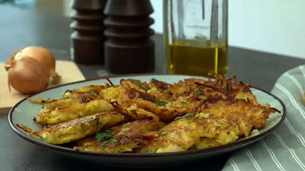 Beignets de pommes de terre aux oignons