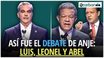 Luis, Leonel y Abel protagonizan el debate organizado por la ANJE ¿Quién se llevó la mejor parte?