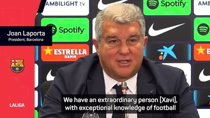 Laporta emotional as Xavi remains at Barcelona