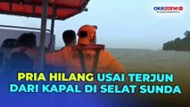 Pria Nekat Terjun dari KMP Reina yang Sedang Berlayar di Perairan Selat Sunda