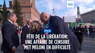 Fête de la Libération en Italie : une affaire de censure met Meloni en difficulté