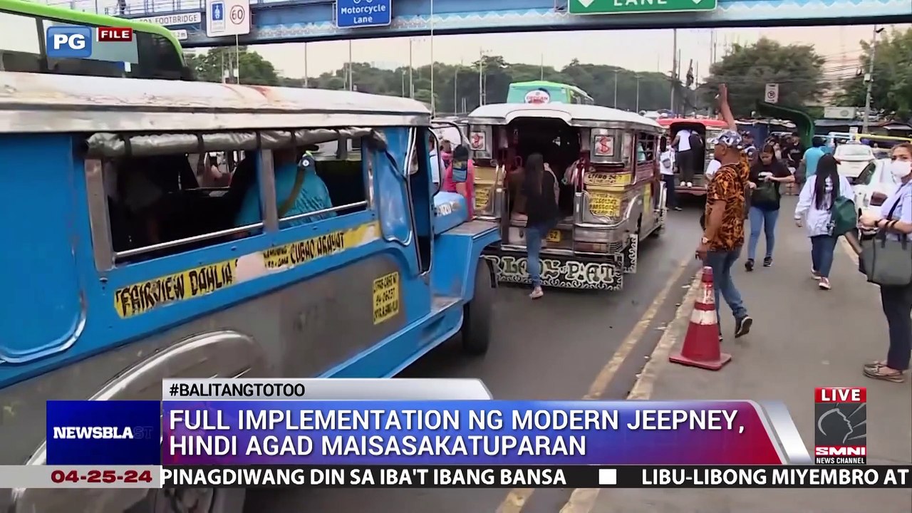 Full implementation ng modern jeepney, hindi agad maisasakatuparan
