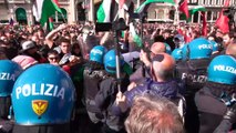 25 aprile a Milano, ancora tensioni in piazza Duomo