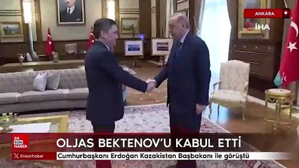 Cumhurbaşkanı Erdoğan Kazakistan Başbakanı ile görüştü