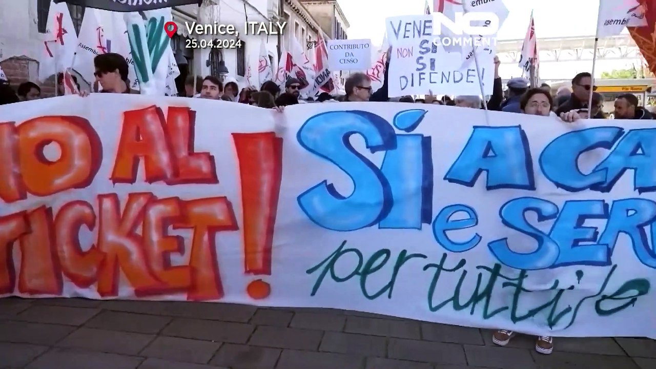 Venedig: Proteste gegen neue Eintrittsgebühr für Besucher