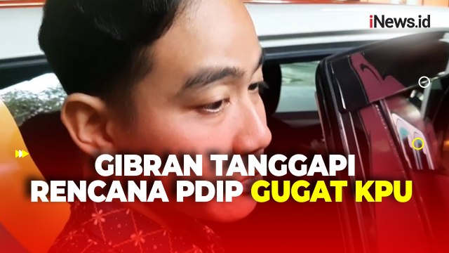 Tanggapi Rencana PDIP Gugat KPU ke PTUN, Gibran Tunggu Arahan Pak Prabowo