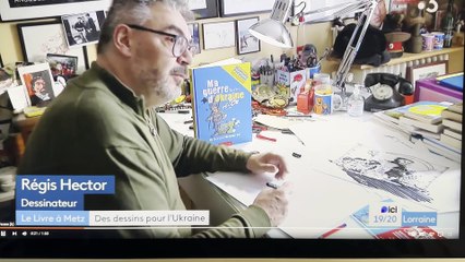 France 3 à ma rencontre pour "Ma guerre '(illustrée) d'Ukraine