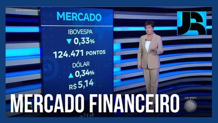 Ibovespa fecha em queda de 0,33%, e dólar sobe para R$ 5,14