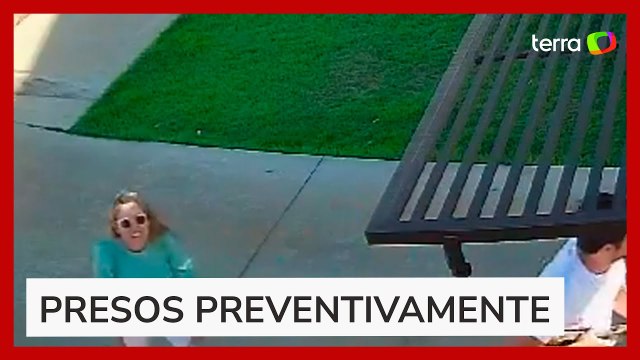 Mulher acusada de matar 2 idosos sorriu para câmera de segurança durante fuga no MT