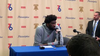 Joel Embiid discusses back to backs