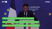La ricetta di Emmanuel Macron per il futuro dell'Europa