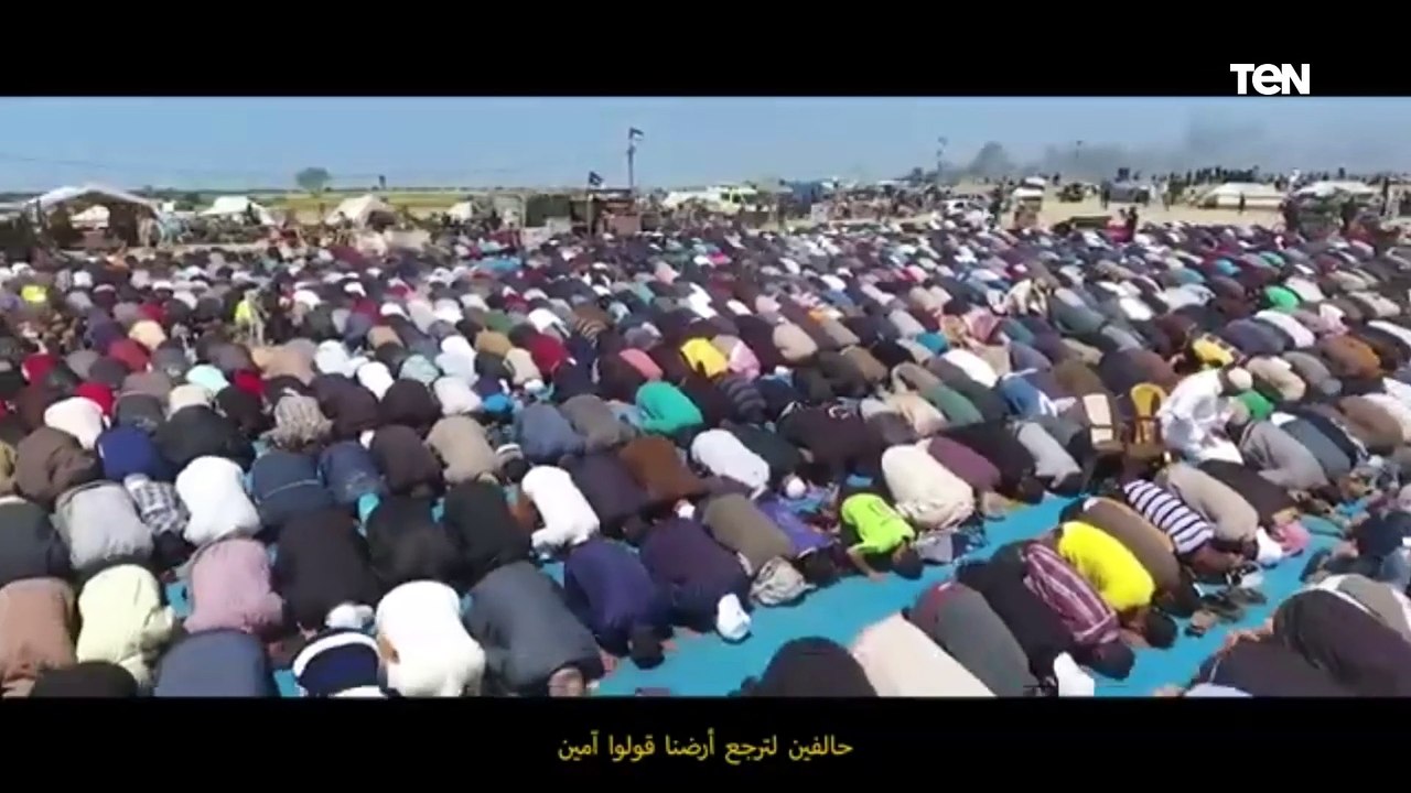 الأرض أرضي علمها حر واسمها فلسطين.. الله يعينكم عالطريق والنصر جاي أكيد