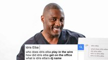 Idris Elba Answers The Web's Most Searched Questions