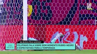 Felipinho fala sobre bom momento rubro-negro e expectativas para a temporada