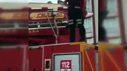 Taşlıçay Deresinde mahsur kalan 2 çocuk kurtarıldı