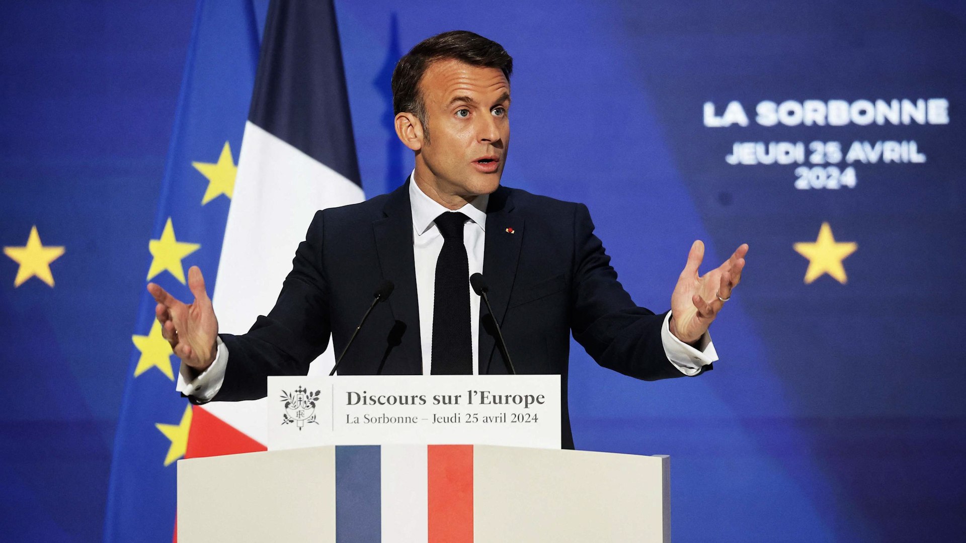 Macron advierte: "Europa es mortal, puede morir"