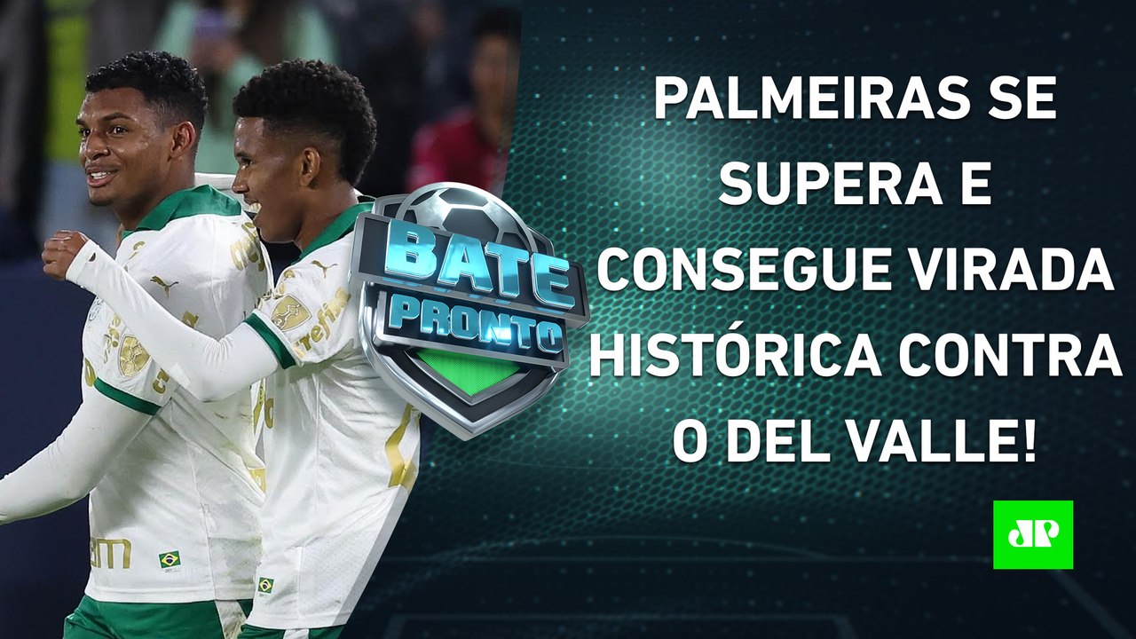 Palmeiras VENCE após VIRADA ÉPICA contra Del Valle; Flamengo PERDE, e Tite VIRA ALVO! | BATE-PRONTO