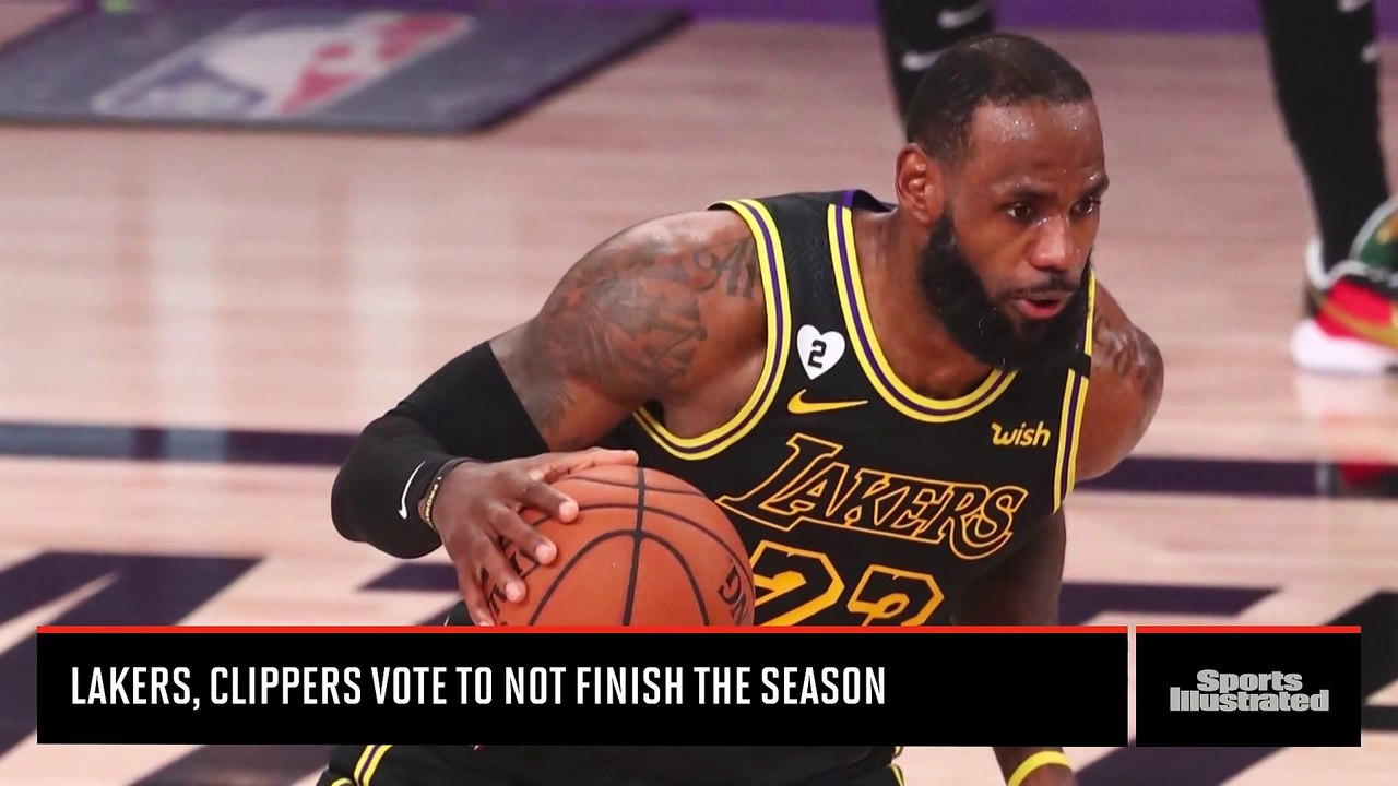 Clippers and Lakers only teams to vote against resuming season video Dailymotion