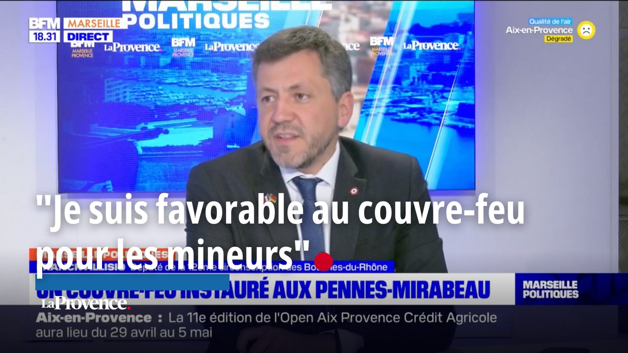 "Je suis favorable au couvre-feu pour les mineurs", annonce Franck Allisio (RN)