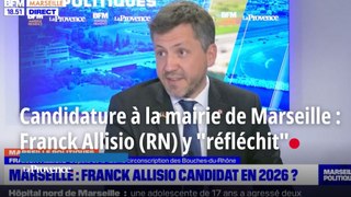 Candidature à la mairie de Marseille : Franck Allisio (RN) y 