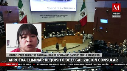 "600 mil niños y niñas serían beneficiados": Rossy Antúnez, Senado aprueba la legalización consular consular.