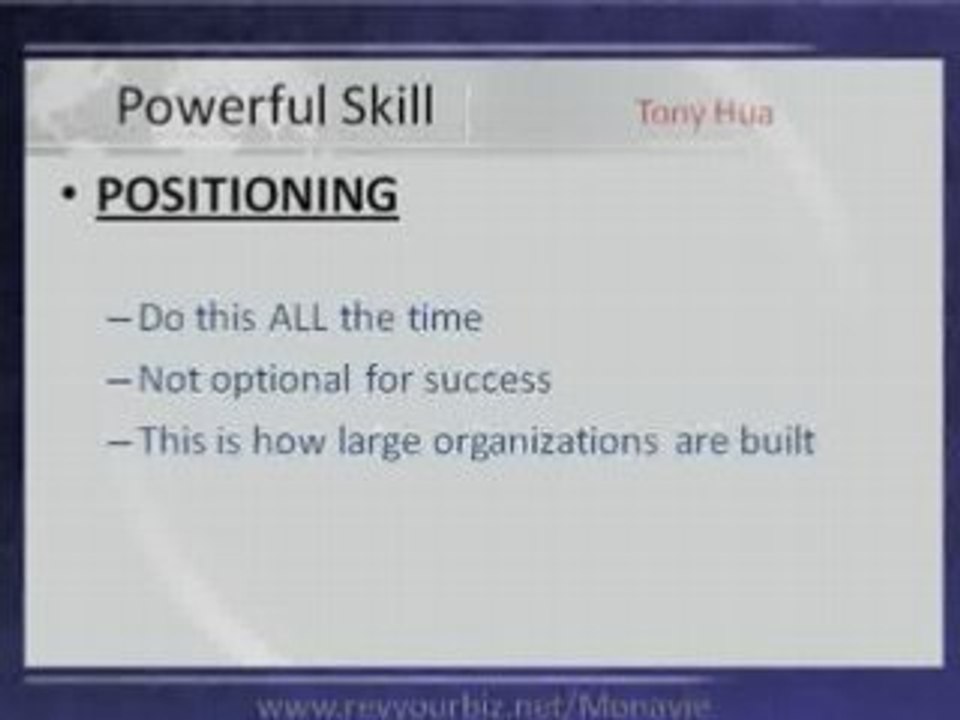 Monavie Instructions| Positioning Can Add 20-30 Reps/Week
