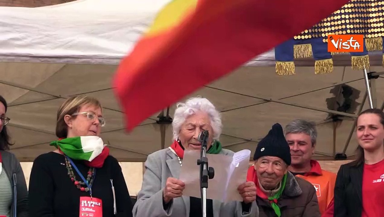Festa Liberazione, la partigiana 94enne Romoli: "La societ? va fondata sui valori della Resistenza"