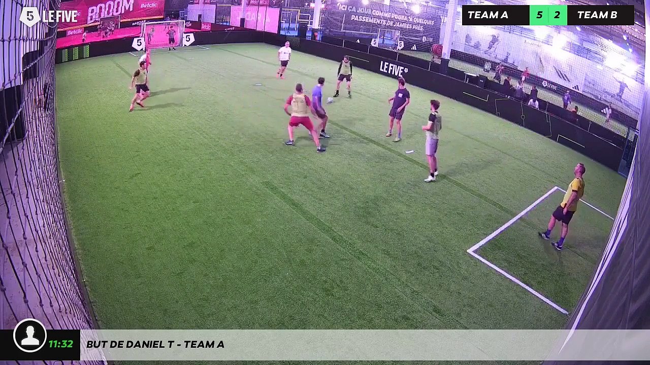 But de Daniel T - Team A