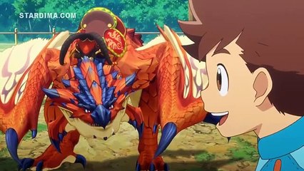 انمي مونستر هانتر ستوريس رايد أون الجزء الأول الحلقة 2 ولادةُ الضواري