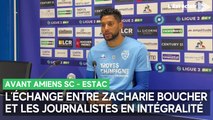 L'échange entre Zacharie Boucher et les journalistes en vidéo et en intégralité