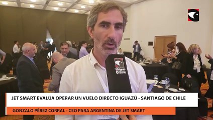 Jet Smart evalúa operar un vuelo directo Iguazú - Santiago de Chile
