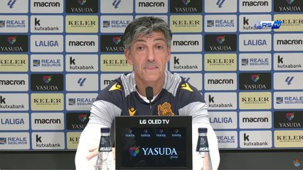 Elegante respuesta de Imanol sobre el cambio de hora del partido