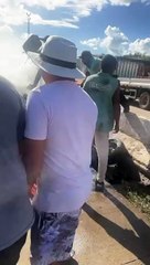 Acidente fatal na BR-101 resulta em vítima carbonizada em Teotônio Vilela