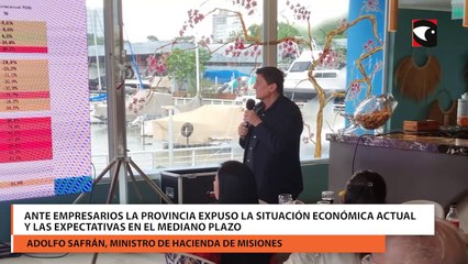 Ante empresarios la provincia expuso la situación económica actual y las expectativas en el mediano plazo