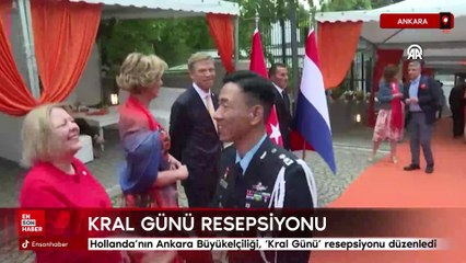 Hollanda’nın Ankara Büyükelçiliği, ‘Kral Günü’ resepsiyonu düzenledi