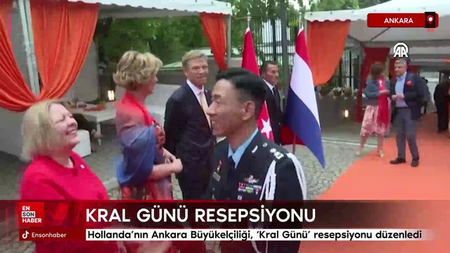 Hollanda’nın Ankara Büyükelçiliği, ‘Kral Günü’ resepsiyonu düzenledi