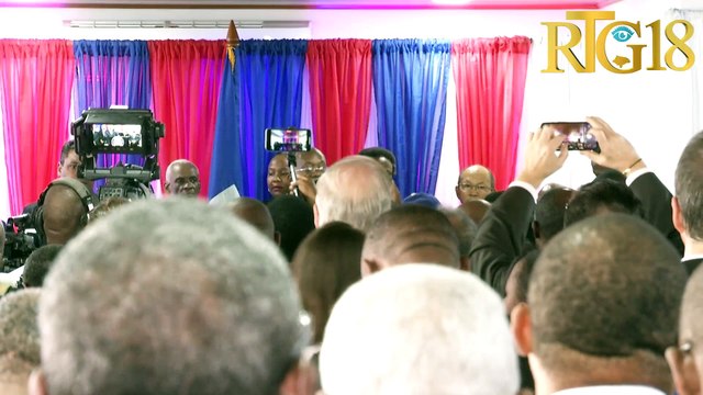 Seremoni enstalasyon 9 manm konsèy prezidansyèl tranzisyon an.