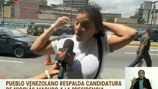 Caraqueños expresan su rotundo apoyo al candidato del pueblo Nicolás Maduro