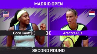 Gauff opens Madrid campaign with double bagel