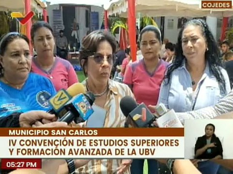 Cojedes | UBV realiza convención de estudios superiores enmarcados en las 7T