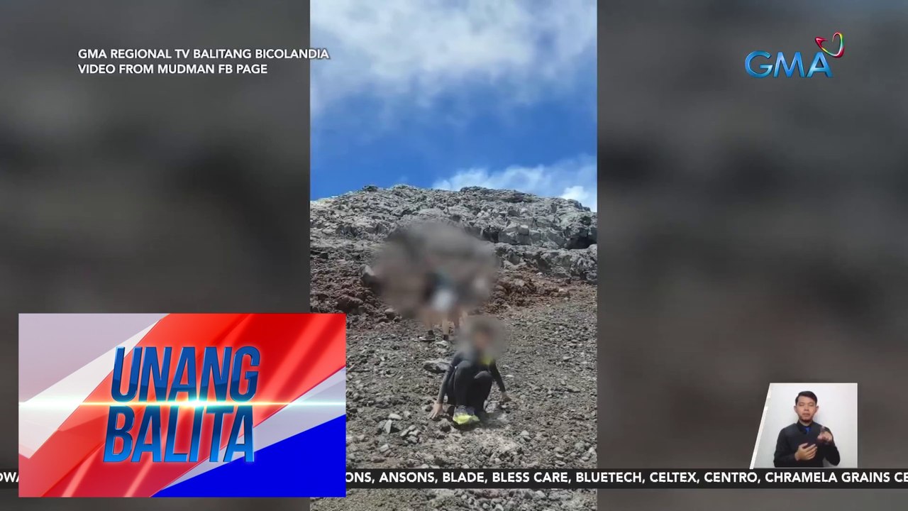 Pag-akyat ng isang grupo sa Bulkang Mayon, iniimbestigahan | UB