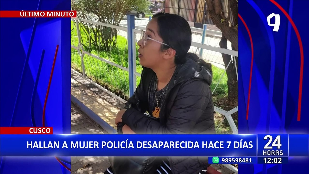 Suboficial PNP hallada en Cusco: Iniciarán diligencias bajo protocolos y procedimientos administrativos