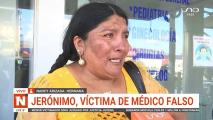 jerónimo victima de médico falso