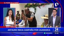 Antauro Humala inicia gira política en Cajamarca con miras a las Elecciones de 2026