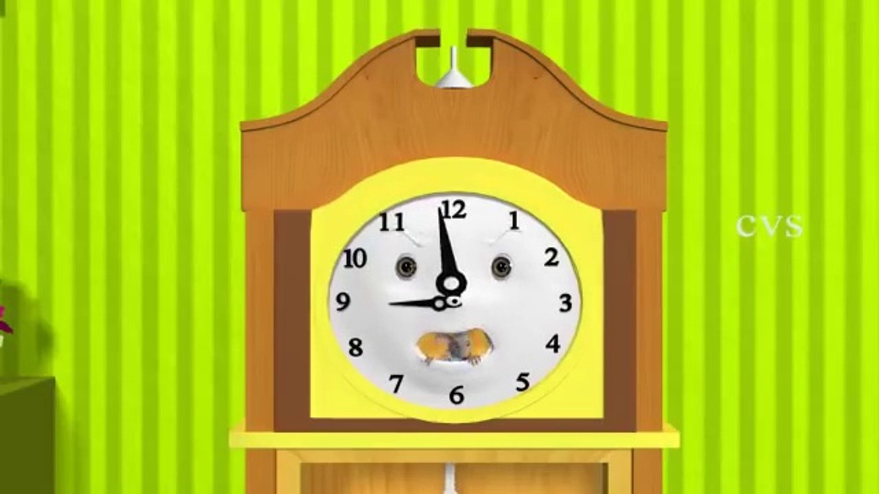 Hickory dickory Dock - English Nursery Rhyme for Kids & Children with Lyrics