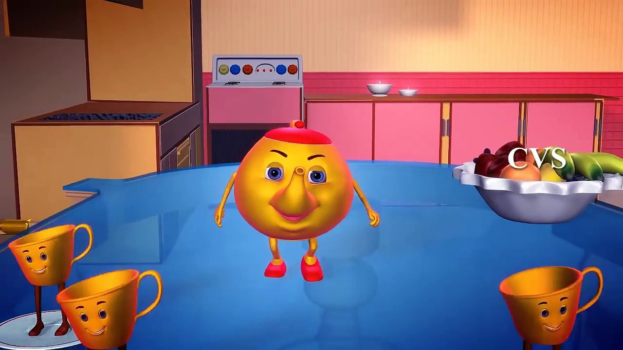 I'm a Little Teapots - English Nursery Rhyme for Kids & Children with Lyrics
