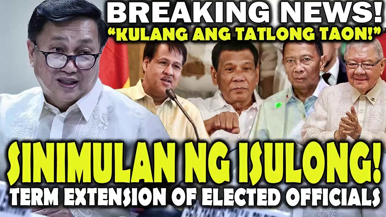 SINIMULAN NA! Resolusyon ng pag extend ng TERMINO ng elected officials sinusulong na sa Senado