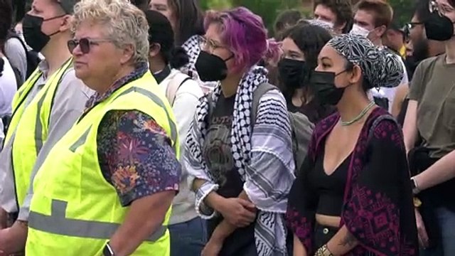 Trump critica protestas propalestinas que se multiplican en las universidades de EEUU