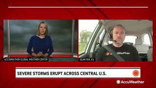 Severe storms erupt across central US